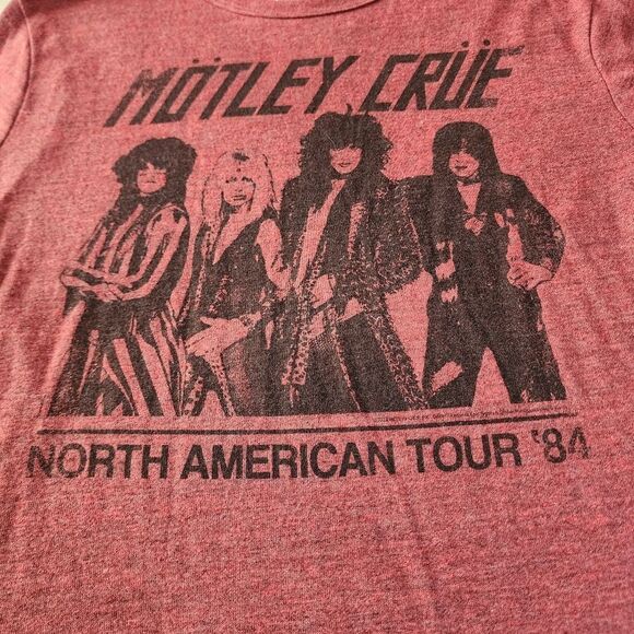 Chaser The Motley Crue North American Tour'84 Tshirt With Graphics Size Large - Picture 2 of 5
